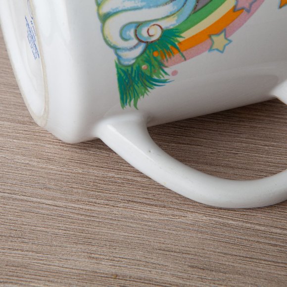 VTG 80s Wallace Berrie Pegasus Rainbow Butterfly Coffee Mug 1982 Fantasy #4907 - Picture 9 of 16